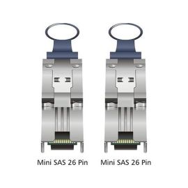 SAS Kabel extern SFF8088-SFF8088 1,0m 26pin miniSAS Latchtyp