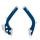 Acerbis X-Grip Rahmenprotektoren Rahmenschützer Husqvarna weiß/blau 2016-2018