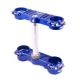 X-Trig Gabelbrücke ROCS TECH Husqvarna TE/TC/TE/FE blau Versatz 22mm