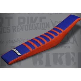 KTM Sitzbankbezug blau/orange Temper Base V4 KTM SX/SX-F 16-18 EXC/EXC-F 17-18