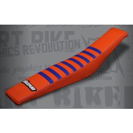 KTM Sitzbankbezug orange/blau Snap Elite V5 KTM SX/SX-F 11-15 EXC/EXC-F 12-16