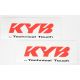 Kayaba Gabel Aufkleber KYB Racing Suspension TT 24x8,5cm...