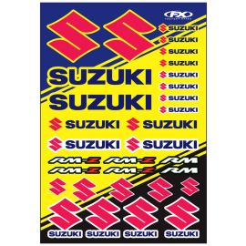 Suzuki RM RMZ RM-Z MX Enduro Aufkleber Set vorgestanzt 31x46cm