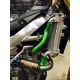 SAMCO Kühlerschlauch Kawasaki KX450F 2019-2021 OEM Design grün mit Schellen