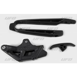 UFO KTM Kettenführung und Schwingenschleifer Set schwarz EXC EXC-F 2011