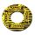 TORC1 Blister Grip Donuts Schutz vor Blasenbildung Paar schwarz gelb