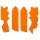 VIBRAM Rahmenschützer Aufkleber KTM orange SX/EXC Husqvarna 16-18 Grip Gummi