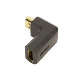 HDMI Adapter 90 Grad gewinkelt vergoldet