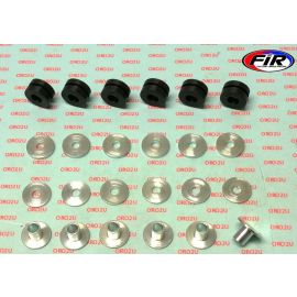 Befestigungsmaterial Kühler Montage Kawasaki Honda Suzuki Yamaha Set