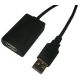 USB Repeater Kabel USB Verstärker Kabel 5,0m schwarz