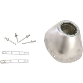 FMF Auspuff Endkappe Edelstahl Factory 4.1 RCT FMF 040641 + Nieten und Aufkleber