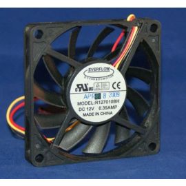 Everflow Lüfter 70x70x10mm R127010BU DC 12V 4800 U/min 43dBA Kugellager 3-pin