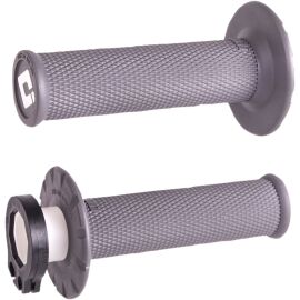 ODI No-Waffle V2 Lock-On Griffe Motocross Enduro MX Schwarz Gasgriffhülse grau