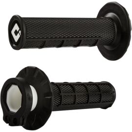 ODI Lock-On Griffe MX Half Waffle schwarz für 2 und 4-Takter