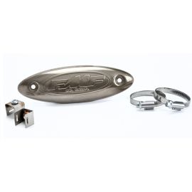 FMF Krümmerschutz Hitzeschutz Titan 4-Takter 180mm Universal mit Anbaumaterial