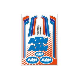 Vintage Retro KTM EGS EXC MX Sponsoren Aufkleber Tafel vorgestanzt Motocross