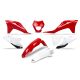 UFO Plastikkit GasGas EC EC-F ab 2021 Full Kit rot weiss OEM