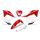 UFO Plastikkit GasGas EC EC-F ab 2021 Full Kit rot weiss OEM