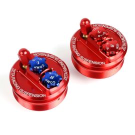 ZETA Racing Kayaba PSF2 Druckstufen Einsteller Deckel komplett rot CRF450R 15-16