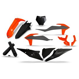 UFO Plastikkit Verkleidungssatz Plastik Satz KTM SX SX-F 19-21 neon orange schwarz