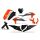UFO Plastikkit Verkleidungssatz Plastik Satz KTM SX SX-F 19-21 neon orange schwarz