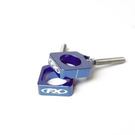 Husqvarna Achsblöcke mit Einstellschraube Lollipop blau TC FC TE FE mit 20mm Achse
