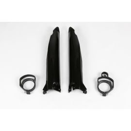 UFO Plastik Gabelschützer für Kawasaki KX125 KX250 KX500 1994-1995 schwarz