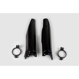UFO Plastik Gabelschützer für Kawasaki KX125/250 04-08 KX250F 04-05 schwarz