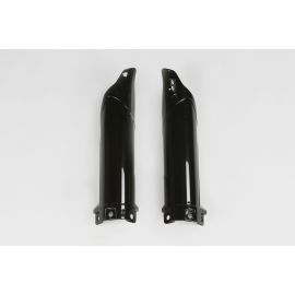 UFO Plastik Gabelschützer für Kawasaki KX85 2014-2022 schwarz