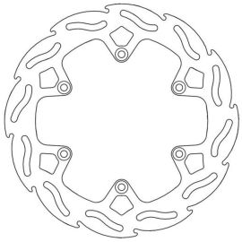 Moto-Master Kawasaki Bremsscheibe hinten 250mm FLAME KX250 ab 2020 KX450 ab 2019
