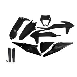UFO Plastikkit Verkleidungssatz für KTM EXC EXC-F 2020-2023 Full Kit schwarz