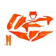 UFO Plastikkit Verkleidungssatz für KTM EXC EXC-F...
