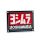 Nietschild Yoshimura Badge gewölbt RS9-NB002 Endkappe 1 Stück 81x53mm