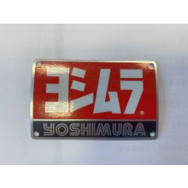 Nietschild Yoshimura Badge gewölbt AC107W TRC TRS 75x48mm