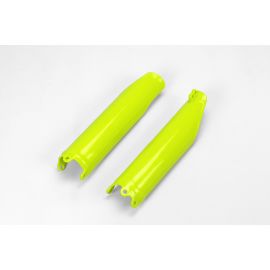UFO Plastik Gabelschützer für Honda CRF250 2014-2018 CRF450 2009-2018 neon gelb
