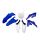 UFO Yamaha Plastik Kit Verkleidungssatz für Yamaha YZ65 2019-2023 blau weiss