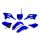 UFO Plastik Kit Verkleidungssatz für Yamaha YZ85 2022-2023 blau