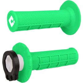 ODI Lock-On Griffe MX Half Waffle neon grün für 2 und 4-Takter