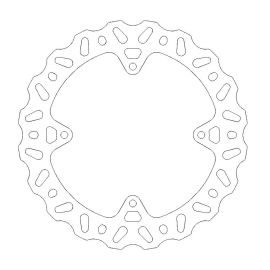 Moto-Master Bremsscheibe KTM SX85 Husqvarna TC85 Freeride hinten 210mm bis 2020