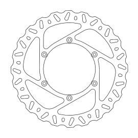 Moto-Master Bremsscheibe für Yamaha YZ125/250 17-23 YZ250/450F 16-23 vorne Nitro