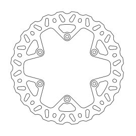 Moto-Master Bremsscheibe Yamaha YZ125/250 22-23 YZ250F ab 21 YZ450F ab 20 hinten