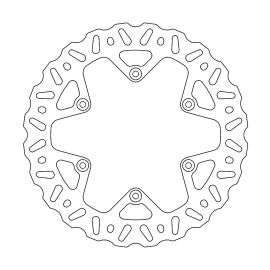 Moto-Master Bremsscheibe für Yamaha YZ125/250 2019-2021 hinten Nitro