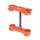 XTrig Gabelbrücke für KTM SX85 2003-2024 orange ROCS TECH
