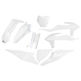 UFO Plastikkit Verkleidungssatz Plastik Satz KTM SX SX-F 2019-2022 weiß