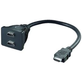 HDMI Y-Adapter HDMI Stecker auf 2x HDMI Buchse