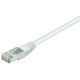 Netzwerkkabel Patchkabel CAT5e SF/UTP RJ45 weiss 10,00m