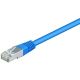Netzwerkkabel Patchkabel CAT5e S-FTP RJ45 blau 5,00m SF/UTP