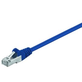 Netzwerkkabel Patchkabel CAT5e S-FTP RJ45 blau 10,00m SF/UTP