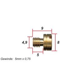 Hauptdüse für Mikuni Vergaser RS TM TMR TDMR Serienvergaser Ref. N100604 Größe 70