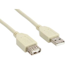 USB Verlängerungskabel A Stecker auf A Kupplung 0,3m USB 2.0